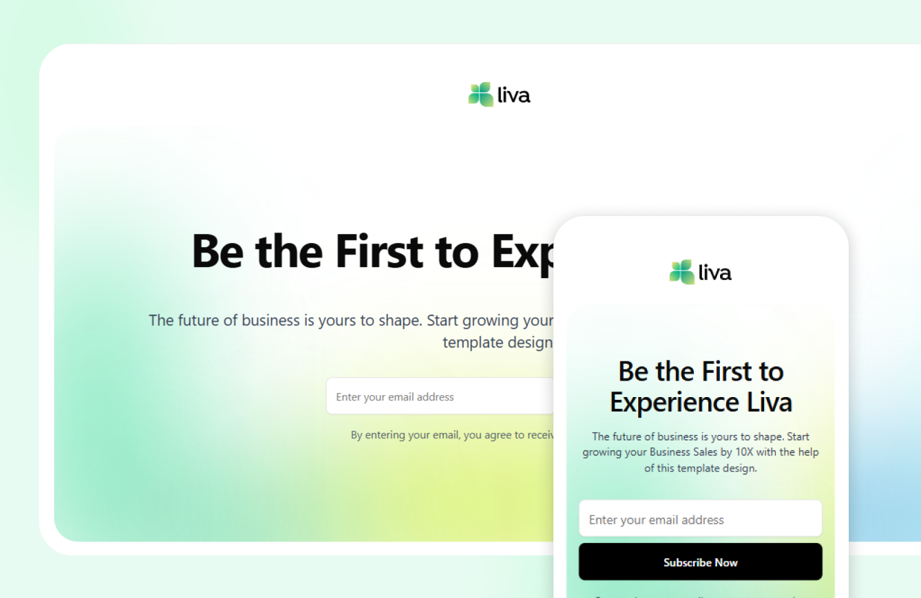 Highly Converted Waitlist Template
